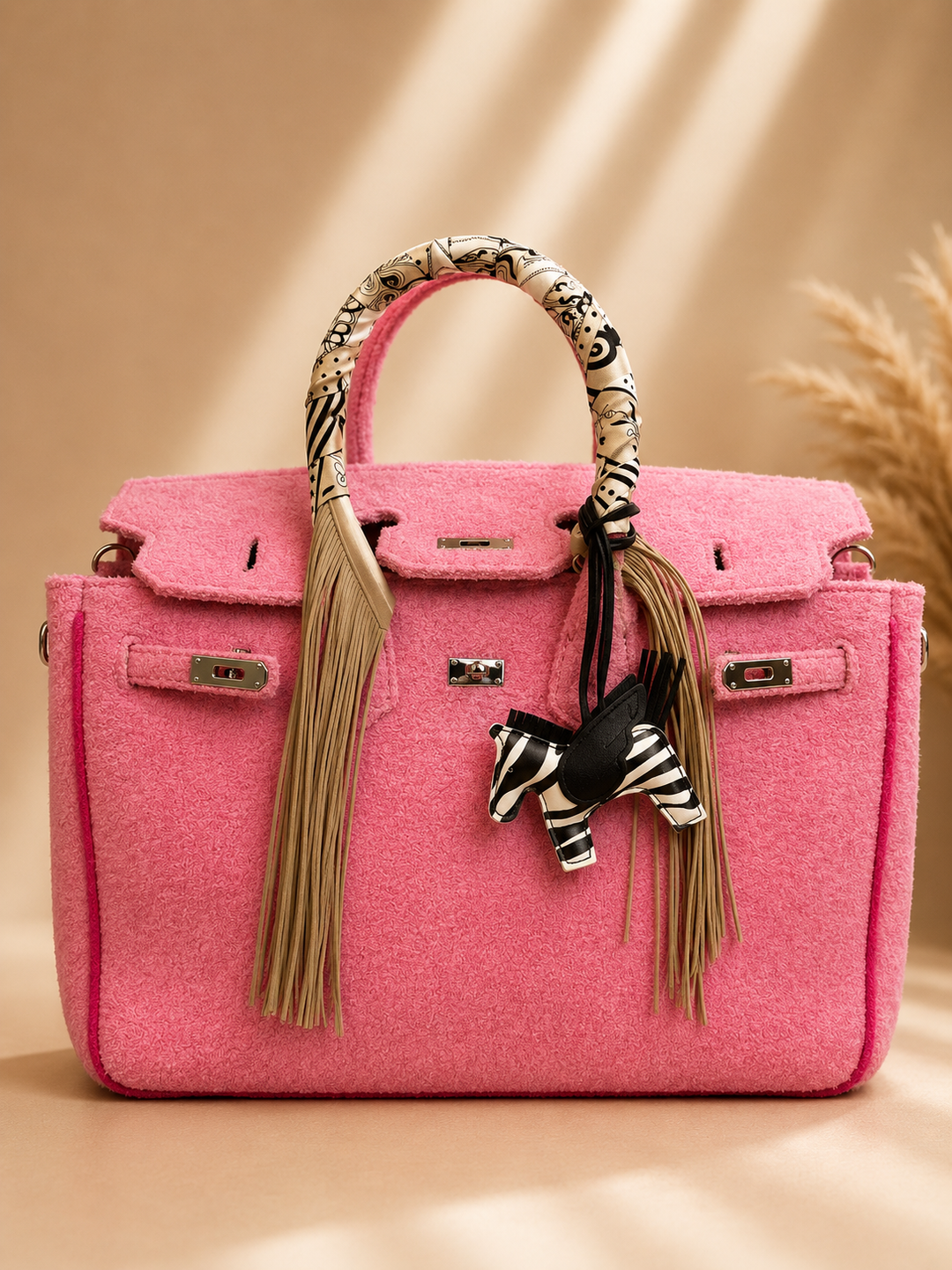 The Grand Prix Tote - Bonbonrosa Large
