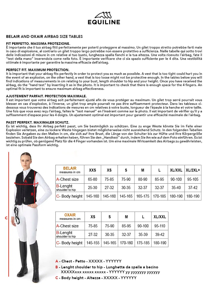 Equilline Airbagweste Eclair