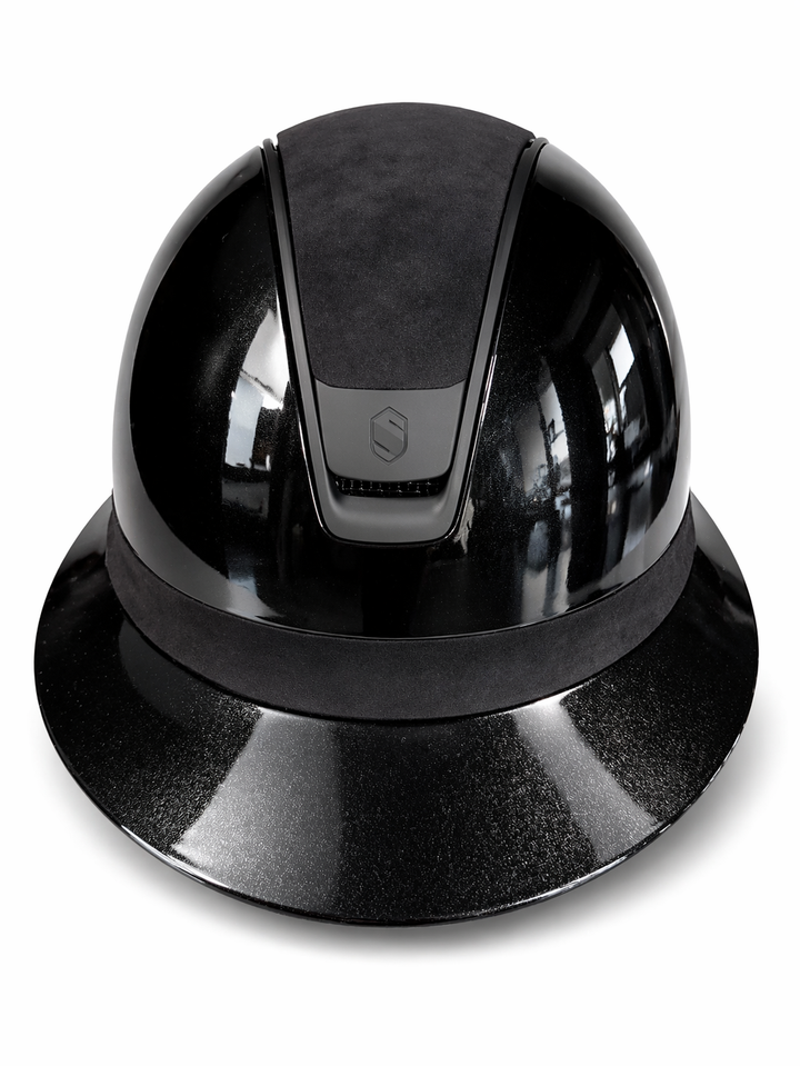 Samshield Riding Helmet Miss ShadowGlossy 2.0 + Alcantara Top + Headband