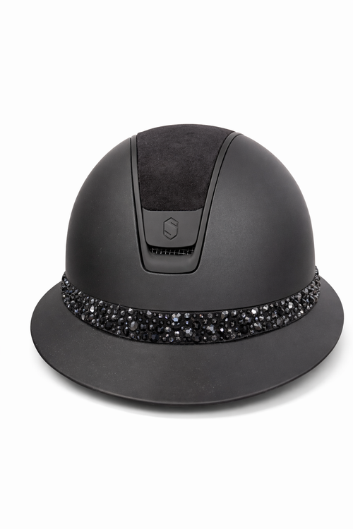 Samshield MissShield Riding Helmet 2.0 + Glacier Black & Alcantara Top