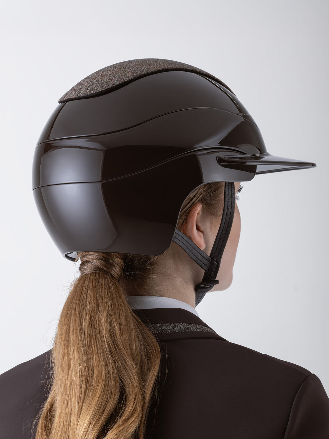 Equiline Riding Helmet Xanto Sun-Visor Metal Logo