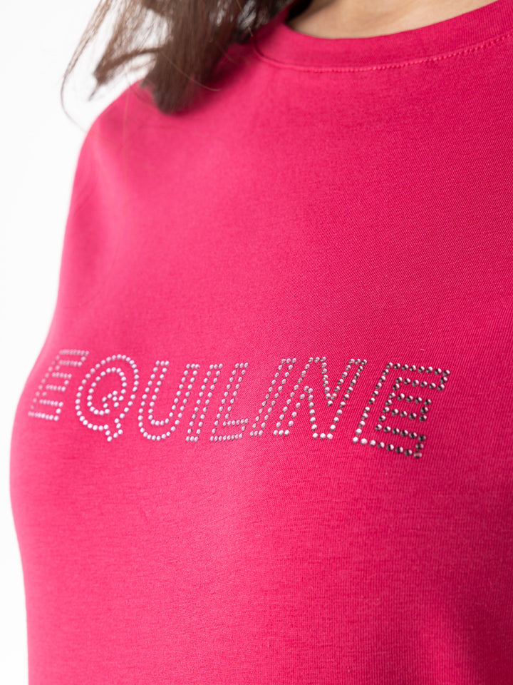 Equiline The Pink Edit Shirt Dania Strass
