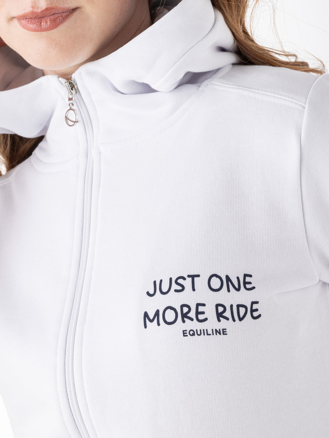 Equiline The Pink Edit Hoodie Debra Lettering
