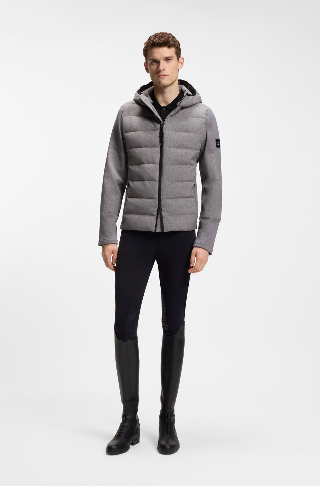 BOSS Equestrian Jeff Herren Hybrid Pufferjacke