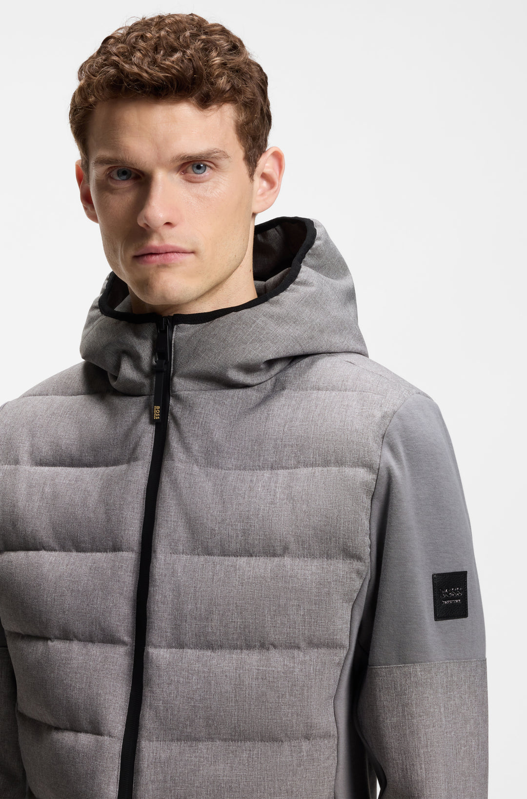 BOSS Equestrian Jeff Herren Hybrid Pufferjacke