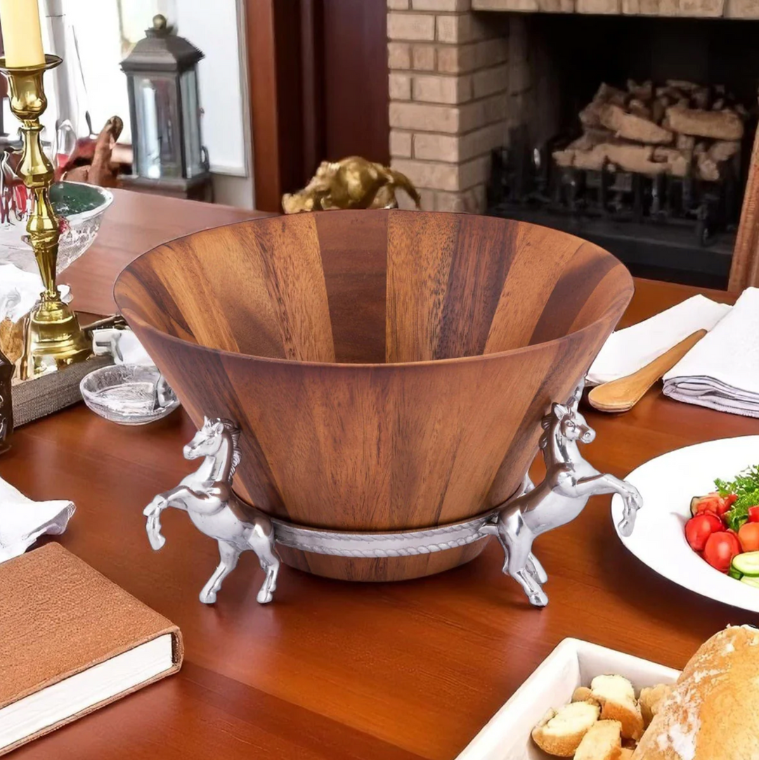 Salatschale Dancing Horses