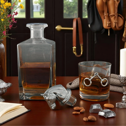 Whiskey Set Horse Head