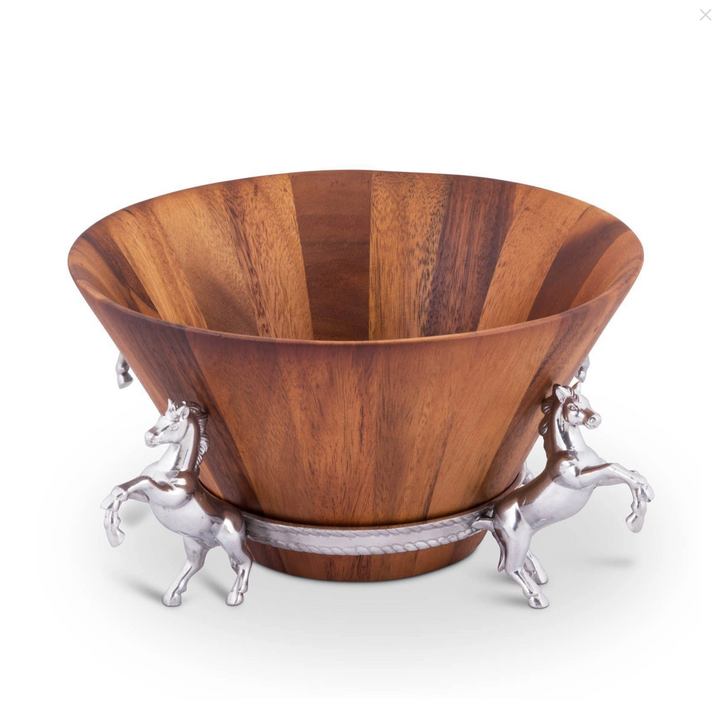 Salatschale Dancing Horses