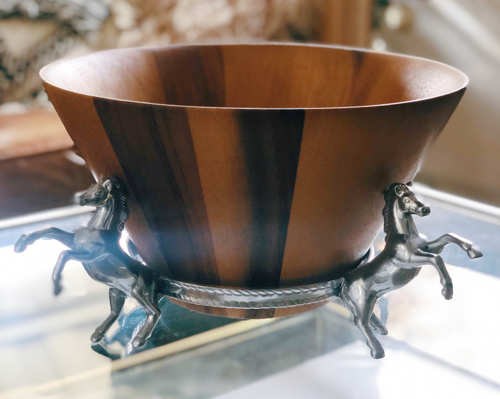 Salatschale Dancing Horses