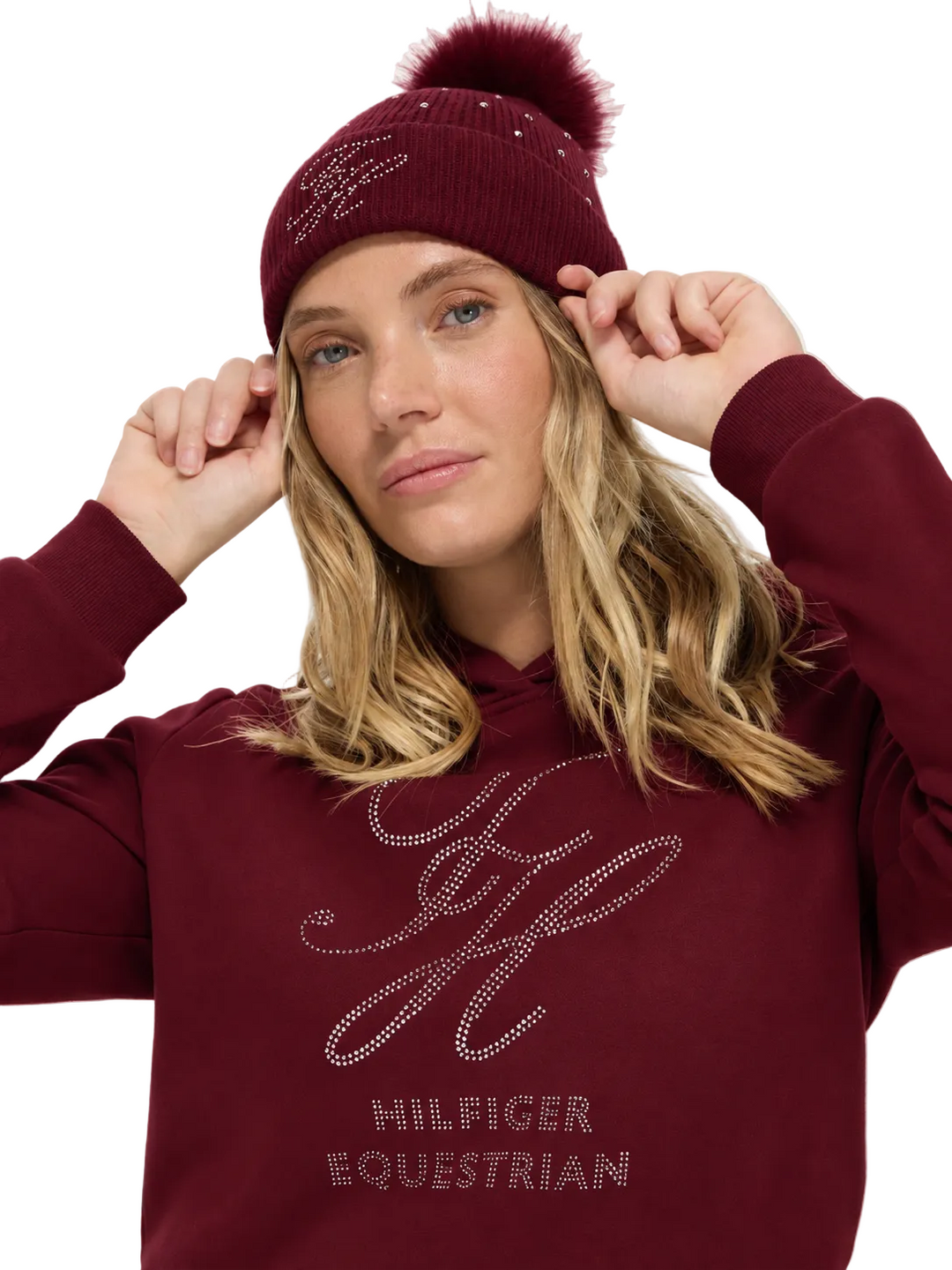 Hilfiger Equestrian Estelle Damen Strass Hoodie