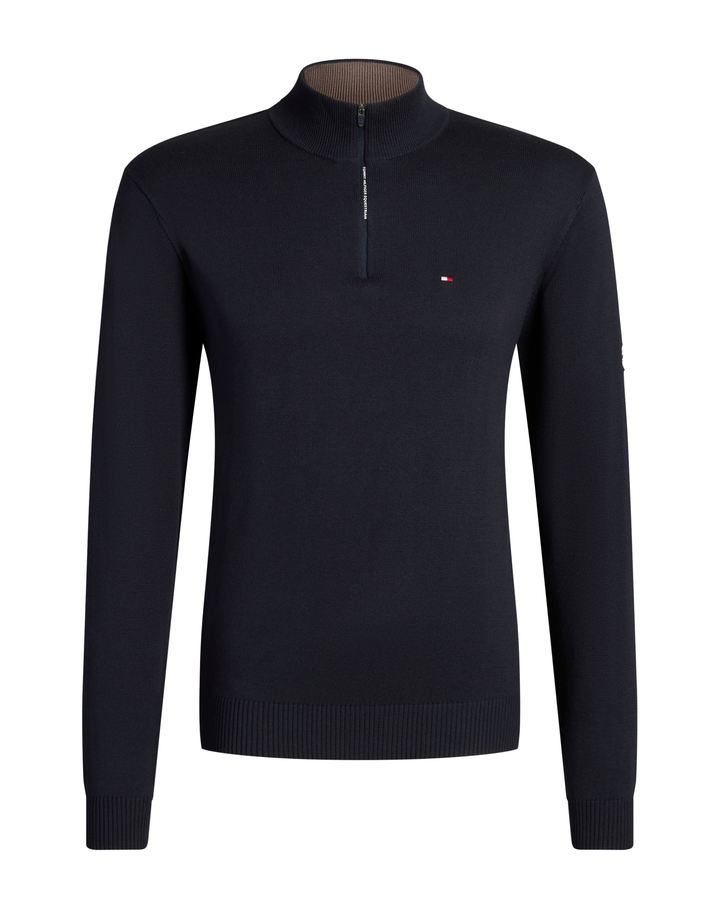 Hilfiger Equestrian Irvine Herren 1/4 Zip Sweater