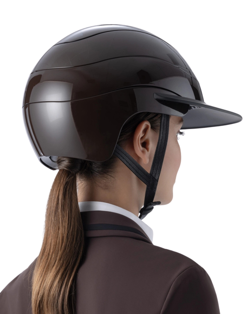 Equiline Riding Helmet Xanto Sun-Visor Metal Logo