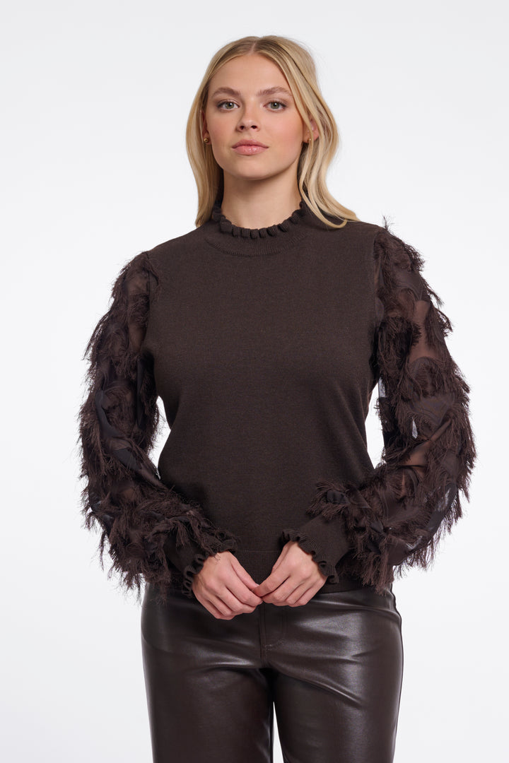 Rino & Pelle Pullover mit Fransenärmeln Janique