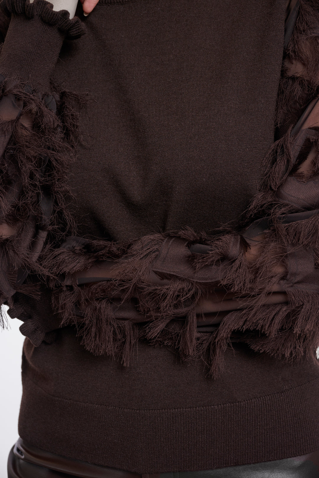 Rino & Pelle Pullover mit Fransenärmeln Janique