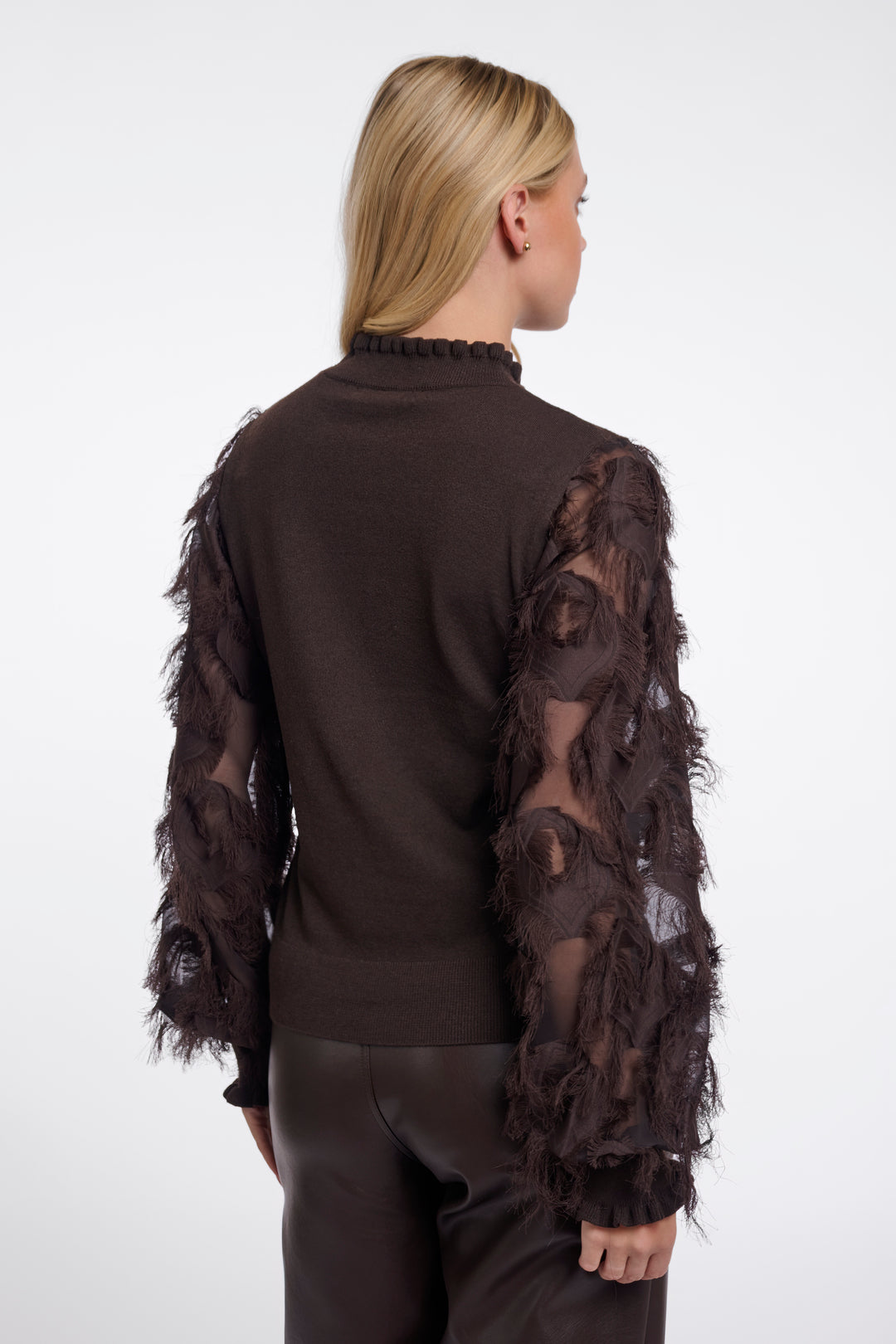 Rino & Pelle Pullover mit Fransenärmeln Janique