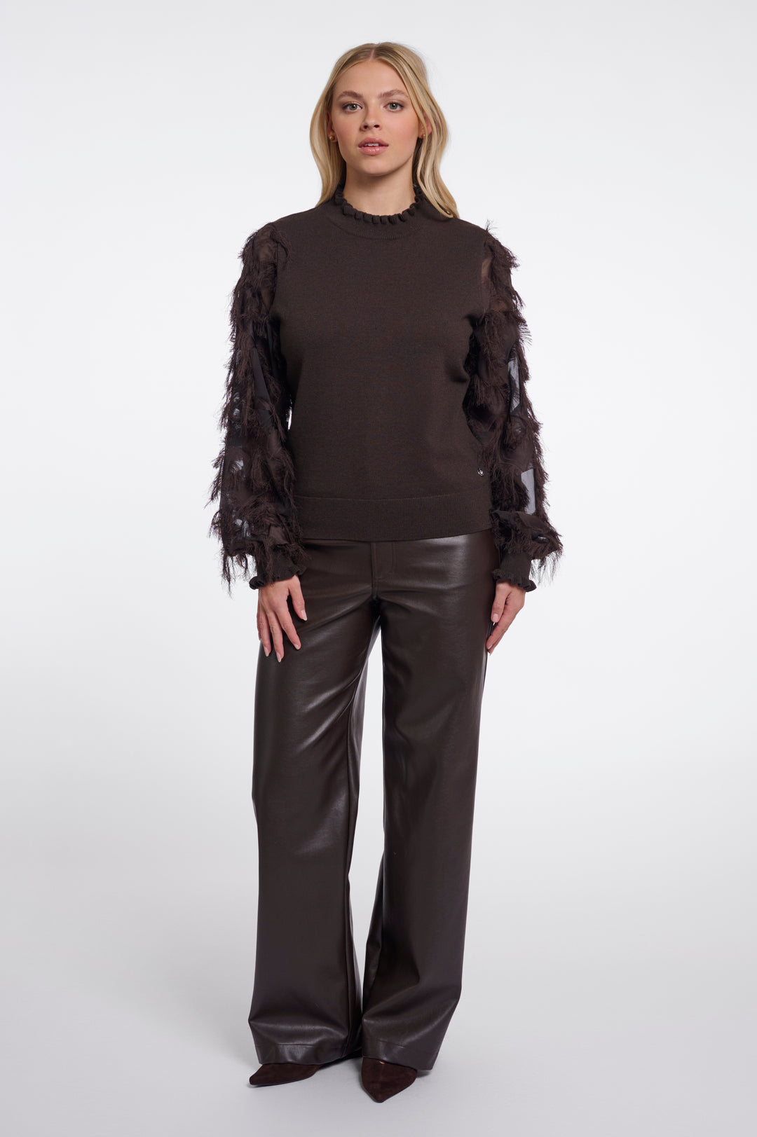 Rino & Pelle Pullover mit Fransenärmeln Janique