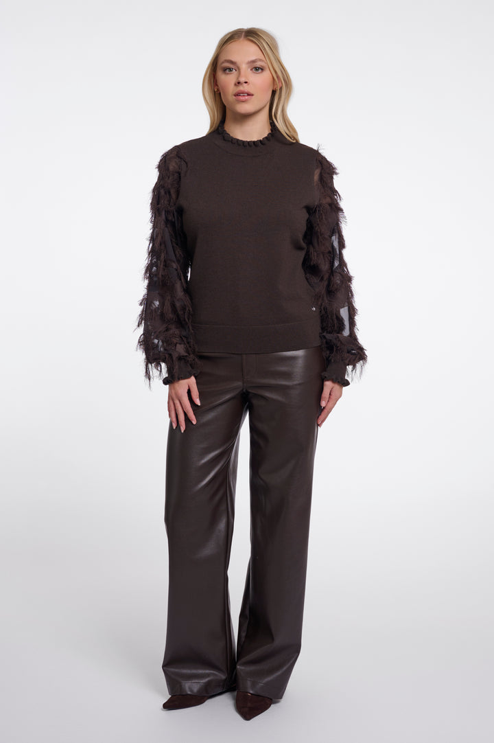 Rino & Pelle Pullover mit Fransenärmeln Janique