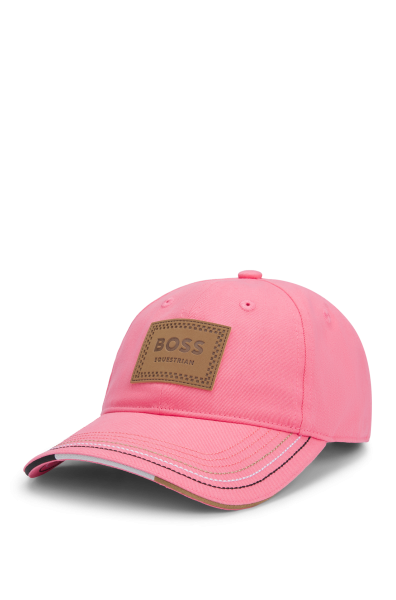 BOSS Equestrian Cap Leather Vintage Patch