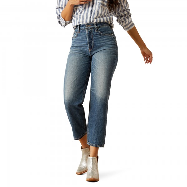 Ariat Jeans Tomboy Ultra High Rise Relaxed Jazmine Straight Leg