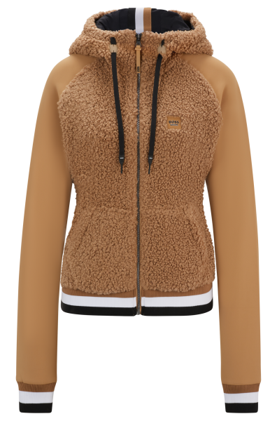 BOSS Equestrian Teddy Hybrid Sweatjacke Riva